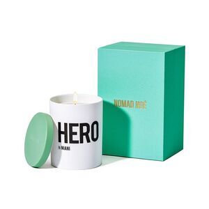 Nomad Noe Hero In Niani - Amber & Patchouli Luxury Scented Candle, Green
